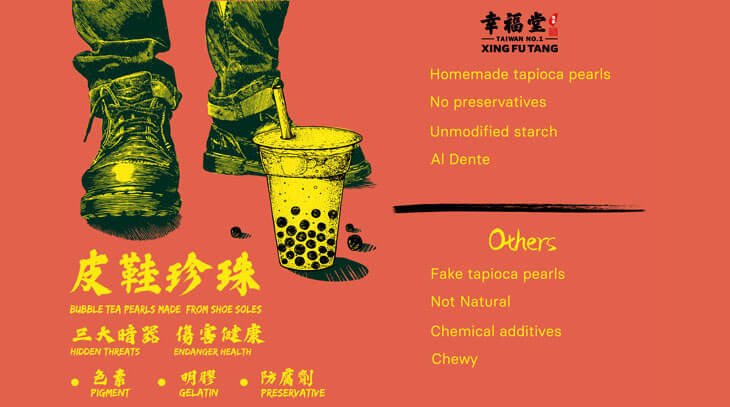 The difference between homemade tapioca pearls and fake tapioca pearls made from old rubber.