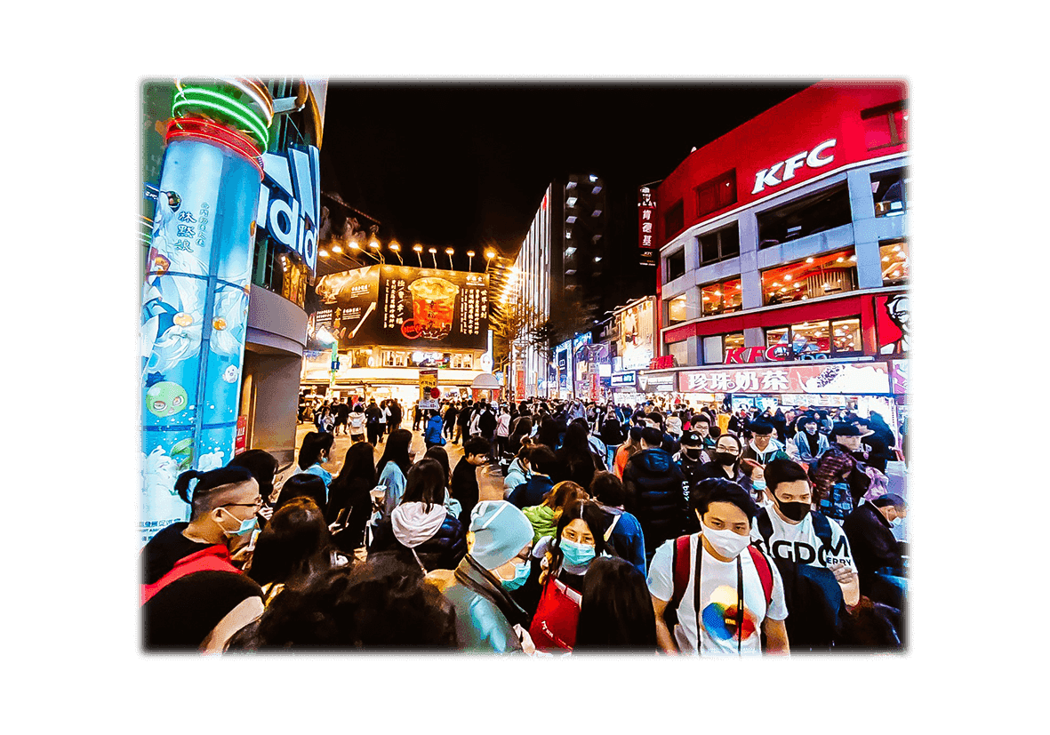 Ximending in Taipei, Taiwan